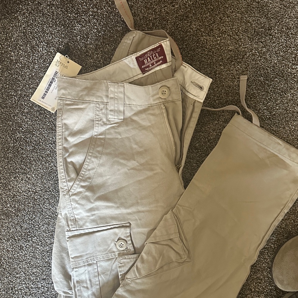 MARC NEW YORK Beige Cargo Women’s Jeans
